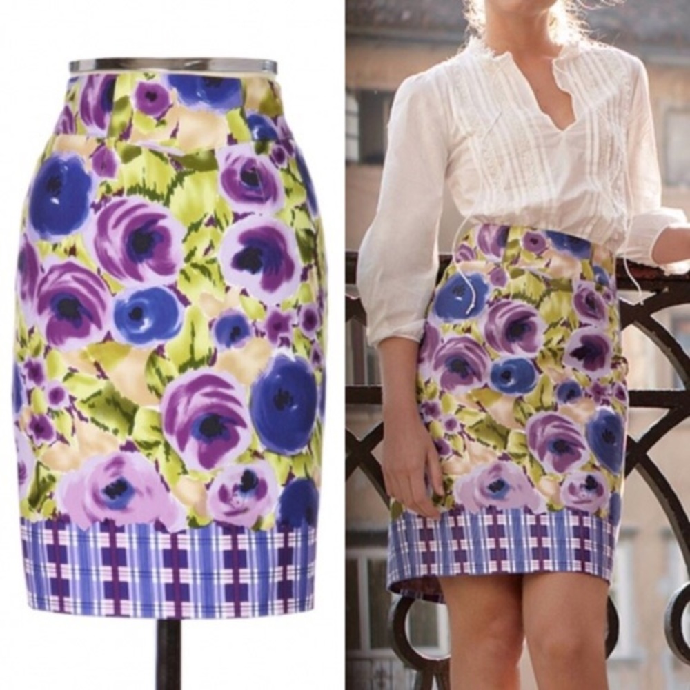 NWT Anthropologie Yoana Baraschi Happenstance Skirt Sz 6